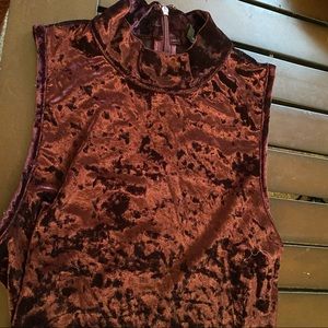 Forever 21 velvet dress size small
